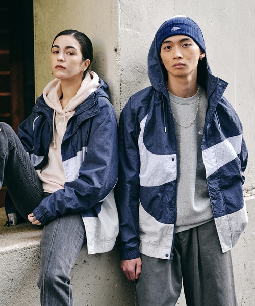 ナイキスポーツウェアスウッシュウーブンラインドジャケット/ビッグスウッシュユニセックス/NIKE