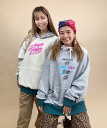 【ムラサキスポーツ別注】SANTACRUZ/サンタクルーズ   ビッグシルエット  リバーシブルロゴパーカー/セットアップ対応   502213332