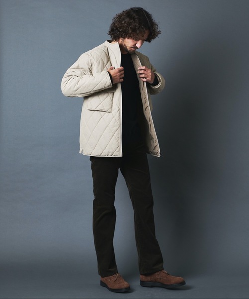 THE TWENTYSEVEN(ザ トゥエンティーセブン)の「The TWENTYSEVEN:60/40クロスルーズフィットキルトスタンドカラージャケット(ダウンジャケット/コート・メンズ・ブラック/ベージュ/オリーブ・M/L)」の11枚目の写真