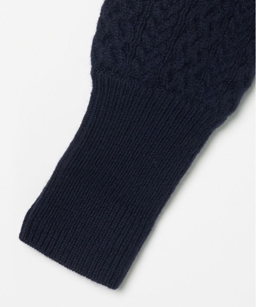 Verybrain（ベリーブレイン）の「very brain/VK-101 ｹｰﾌﾞﾙｺﾝﾋﾞCD（カーディガン/ボレロ・レディース・アイボリー/ネイビー・M）」の10枚目の写真