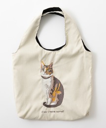 Jubilee（ジュビリー）の「アニマル刺繍 コーデュロイ トートバッグ 犬 ネコ（トートバッグ）」