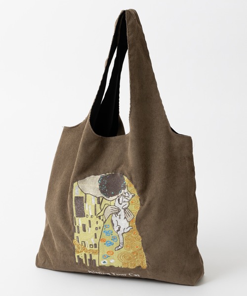 【豪華刺繍】ハンティングワークジャケット　猫アニマル柄　コーデュロイ　カントリー 送料 無料ファッション - 【豪華刺繍】ハンティングワーク