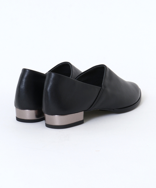 mie scarpe(ミエスカルペ)の「バブーシュパンプス(バレエシューズ・レディース・ブラック・24.5cm/24.0cm/23.5cm)」の2枚目の写真