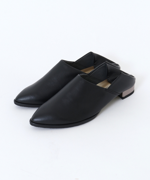 mie scarpe(ミエスカルペ)の「バブーシュパンプス(バレエシューズ・レディース・ブラック・24.5cm/24.0cm/23.5cm)」の7枚目の写真