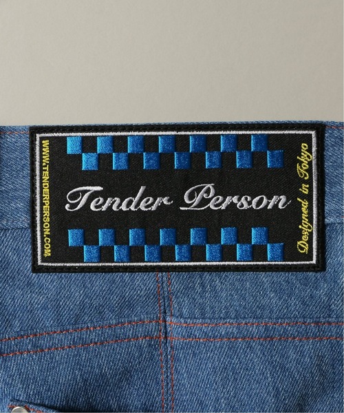 Bar Person Person テンダーパーソン のファッション Tack Tender Person セール Tender テンダーパーソン Tender Pants スリット デニムパンツ