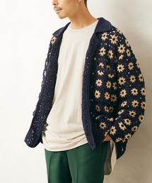 《WEB限定》CALIFORNIA クロシェニットカーディガン/ルーズカーディガン