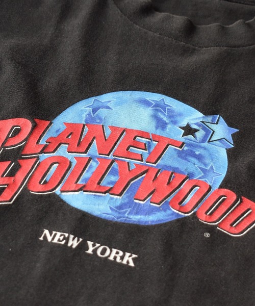 VINTAGE（ヴィンテージ）の「【ヴィンテージ古着】90's PLANET HOLLYWOOD/プラネットハリウッド ロゴ プリントTシャツ（Tシャツ/カットソー・メンズ・ブラック・MEDIUM）」の4枚目の写真