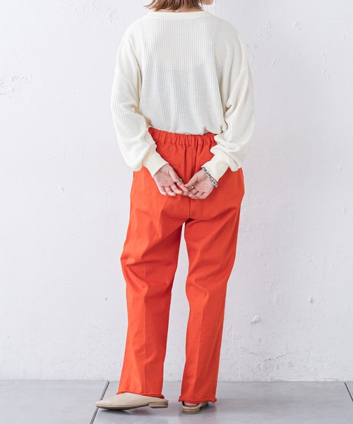 CIAOPANIC TYPY（チャオパニックティピー）の「ビッグワッフルプリントTee（Tシャツ/カットソー・レディース・グリーン/オフホワイト/ブラック・ONE SIZE）」の12枚目の写真