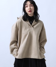 HARE | ヌバックライクフードパーカー(HARE)(パーカー)