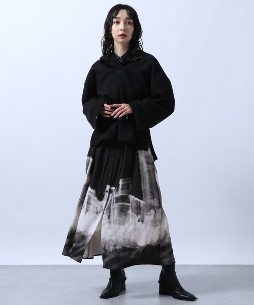 HARE（ハレ）の「ヌバックライクフードパーカー(HARE)（パーカー・レディース・ブラック/ベージュ・FREE）」の15枚目の写真