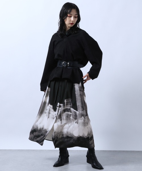 HARE（ハレ）の「ヌバックライクフードパーカー(HARE)（パーカー・レディース・ブラック/ベージュ・FREE）」の3枚目の写真