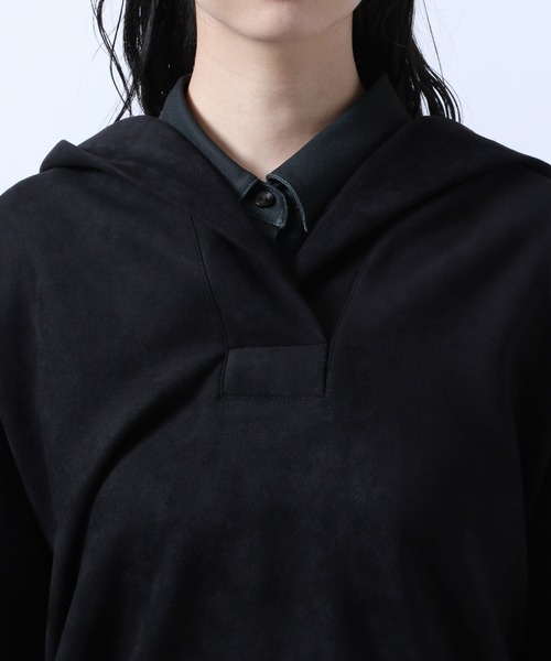 HARE（ハレ）の「ヌバックライクフードパーカー(HARE)（パーカー・レディース・ブラック/ベージュ・FREE）」の19枚目の写真