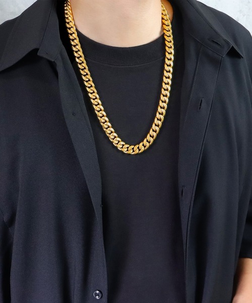 SBG（エスビー）の「SBG 喜平チェーンネックレス（ネックレス・メンズ・シルバー/ゴールド/シルバー系その他/ゴールド系その他・50cm/60cm）」の14枚目の写真