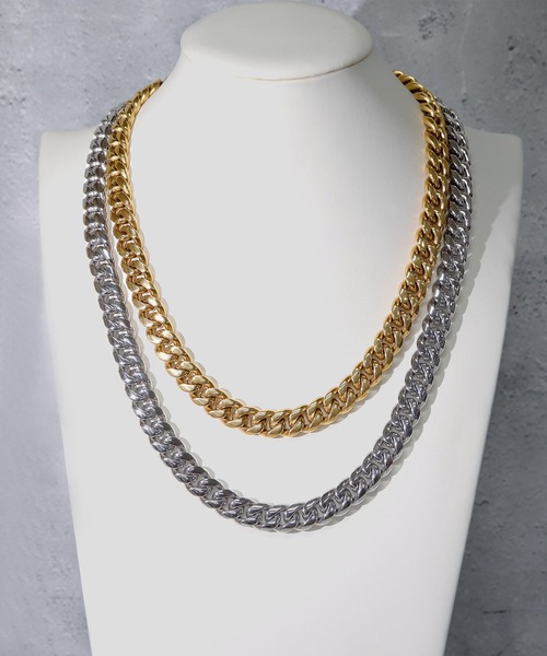 SBG（エスビー）の「SBG 喜平チェーンネックレス（ネックレス・メンズ・シルバー/ゴールド/シルバー系その他/ゴールド系その他・50cm/60cm）」の20枚目の写真