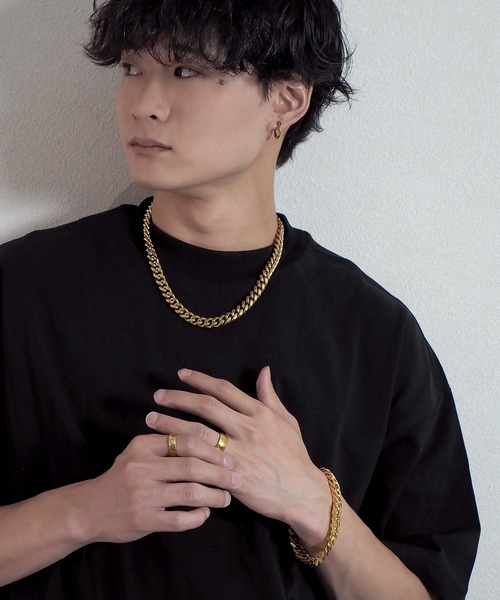 SBG（エスビー）の「SBG 喜平チェーンネックレス（ネックレス・メンズ・シルバー/ゴールド/シルバー系その他/ゴールド系その他・50cm/60cm）」の14枚目の写真
