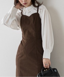 パールカラークラシカルブラウス