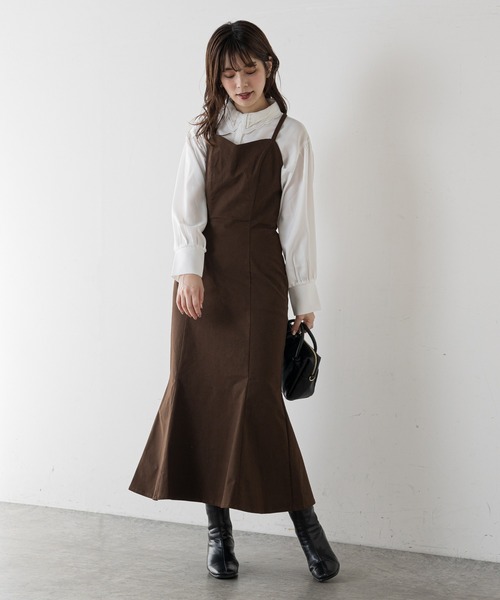 natural couture（ナチュラルクチュール）の「パールカラークラシカルブラウス（シャツ/ブラウス・レディース・ブラック/オフホワイト・FREE）」の10枚目の写真