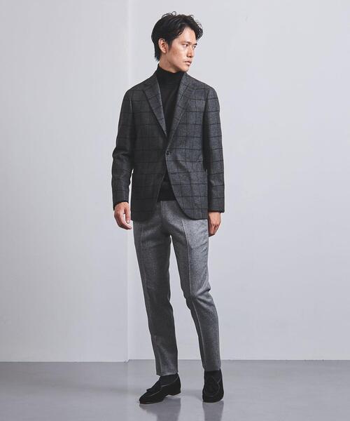 UNITED ARROWS（ユナイテッドアローズ）の「＜UNITED ARROWS＞ グレー ウィンドウペイン シングル 3ボタン ジャケット    C-MODEL（テーラードジャケット・メンズ・ダークグレー・54/46/50/42/44/52/48）」の13枚目の写真