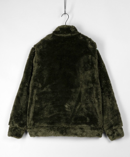 Champion（チャンピオン）の「【Champion/チャンピオン】シェルパフリース スタンドジップアップジャケット/消臭/抗菌/防臭（ブルゾン・メンズ・ベージュ/オリーブ/ブラック・M/XL/L）」の5枚目の写真