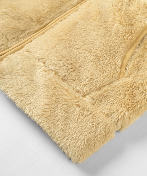 Champion（チャンピオン）の「【Champion/チャンピオン】シェルパフリース スタンドジップアップジャケット/消臭/抗菌/防臭（ブルゾン・メンズ・ベージュ/オリーブ/ブラック・M/XL/L）」の9枚目の写真