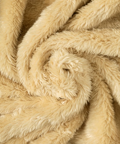 Champion（チャンピオン）の「【Champion/チャンピオン】シェルパフリース スタンドジップアップジャケット/消臭/抗菌/防臭（ブルゾン・メンズ・ベージュ/オリーブ/ブラック・M/XL/L）」の11枚目の写真