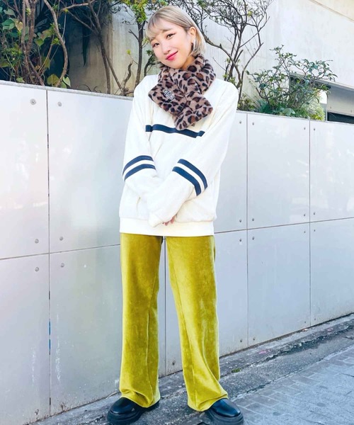 X-girl(エックスガール)の「EASY WIDE PANTS(その他パンツ・レディース・ピンク/グリーン/ブラック・XS/M/S)」の17枚目の写真