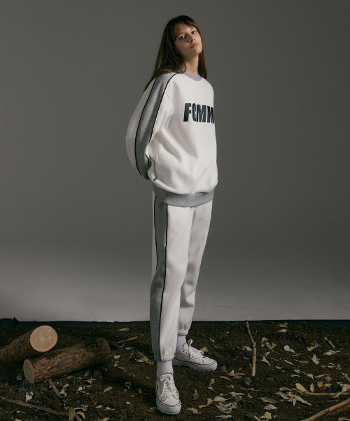 FCMM(エフシーエムエム)の「COLOR BLOCK CLASSIC SWEATPANTS/カラーブロッククラシックスウェットパンツ(スウェットパンツ・メンズ・ブラック/杢グレー/ホワイト・LARGE/MEDIUM)」の16枚目の写真