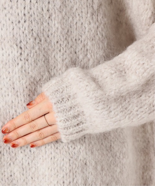 Spick & Span(スピックアンドスパン)の「【TRICOTS JEAN MARC】別注ボートネックスリットプルオーバー◆(ニット/セーター・レディース・ベージュ/パープル/グレー・FREE)」の15枚目の写真