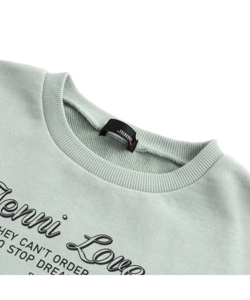 JENNI love（ジェニィラブ）の「スリットレイヤード風トレーナー（スウェット・キッズ・ミント/ブラック/ブラウン・150cm/160cm/130cm/140cm）」の22枚目の写真