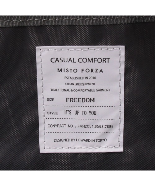 Misto Forza（ミストフォルツァ）の「18L 合皮デイパック　ミストフォルツァ（バックパック/リュック・メンズ・キャメル/ネイビー/ブラック・フリー）」の17枚目の写真