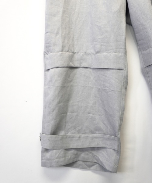 masterkey（マスターキー）の「masterkey マスターキー / FUSION-PT セットアップリネンワイドパンツ / MK22S-SET-4-1（その他パンツ・メンズ・ライトグレー/インディゴブルー・1/2）」の9枚目の写真