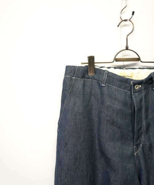 masterkey（マスターキー）の「masterkey マスターキー / FUSION-PT セットアップリネンワイドパンツ / MK22S-SET-4-1（その他パンツ・メンズ・ライトグレー/インディゴブルー・1/2）」の13枚目の写真