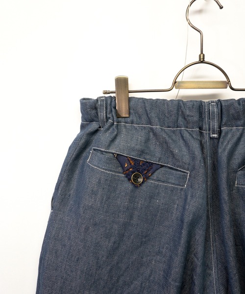 masterkey（マスターキー）の「masterkey マスターキー / FUSION-PT セットアップリネンワイドパンツ / MK22S-SET-4-1（その他パンツ・メンズ・ライトグレー/インディゴブルー・1/2）」の14枚目の写真