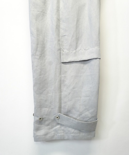 masterkey（マスターキー）の「masterkey マスターキー / FUSION-PT セットアップリネンワイドパンツ / MK22S-SET-4-1（その他パンツ・メンズ・ライトグレー/インディゴブルー・1/2）」の10枚目の写真