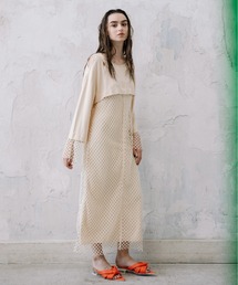 AULA AILA | メッシュレイヤードワンピース(ワンピース)