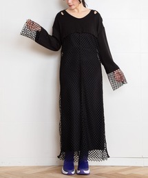 AULA AILA | メッシュレイヤードワンピース(ワンピース)