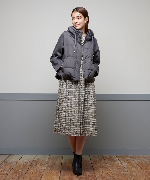 ketty（ケティ）の「異素材ドッキングダウンジャケット（ダウン