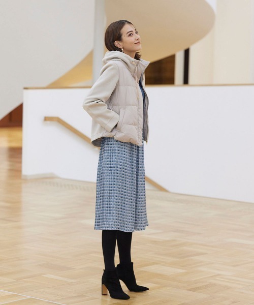 ◆ketty luxury◆異素材ドッキング ダウンジャケット 2　1036S ◇ketty luxury◇異素材ドッキング ダウンジャケット 2 1036S レディース