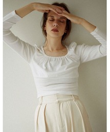 mangata | Square neck tee(Tシャツ/カットソー)