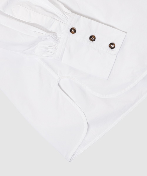 GANNI(ガニー)の「Cotton Poplin(シャツ/ブラウス・レディース・ライトホワイト・38/36/34)」の3枚目の写真