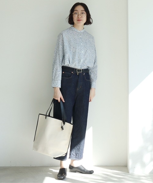 yuni(ユニ )の「12ozDenim 5pkt wide tepered パンツ(デニムパンツ・レディース・ネイビー・SS/S/M)」の16枚目の写真