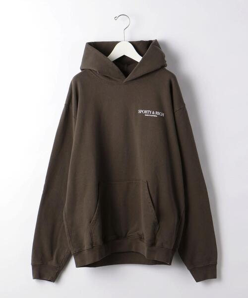 SPORTY&RICH(スポーティアンドリッチ)の「<SportY&Rich> CALIFORNIA HD/パーカー(パーカー・メンズ・ダークブラウン・M/L/XL)」の1枚目の写真