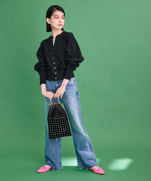 ADAM ET ROPE'(アダムエロペ)の「フラットボウミュール(サンダル・レディース・ブラック/グレー/ピンク・23.5cm/24.5cm/23.0cm/24.0cm)」の19枚目の写真