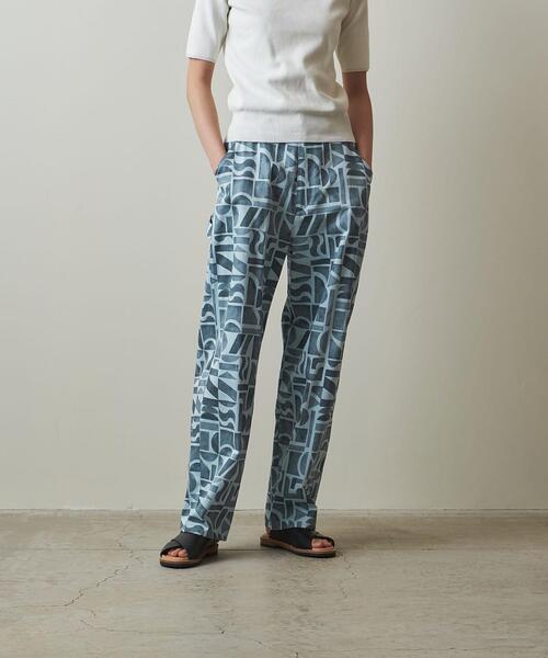 Steven Alan(スティーブンアラン)の「<Steven Alan>BLOCK PRINT PAINTER PANTS/パンツ(その他パンツ・レディース・ライトブルー/イエロー・S/M/L)」の3枚目の写真