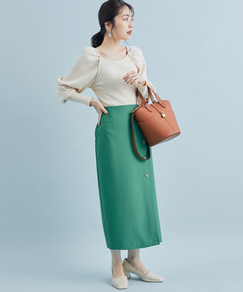 VIS（ビス）の「【WEB限定カラー】【マルチWAY】錠前変型トートバッグ（ハンドバッグ・レディース・ベージュ系その他/ブラウン/ホワイト/サックスブルー/ブラック・FREE）」の14枚目の写真