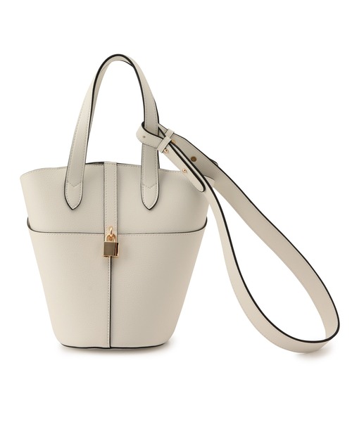 VIS（ビス）の「【WEB限定カラー】【マルチWAY】錠前変型トートバッグ（ハンドバッグ・レディース・ベージュ系その他/ブラウン/ホワイト/サックスブルー/ブラック・FREE）」の19枚目の写真