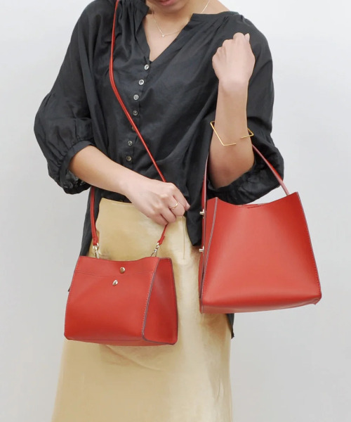 カシュカシュ cachecache / ヒネリハンドルインバッグセットトート（トートバッグ）｜cache cache（カシュ カシュ）