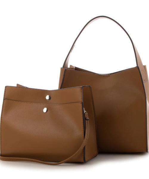 カシュカシュ cachecache / ヒネリハンドルインバッグセットトート（トートバッグ）｜cache cache（カシュ カシュ）