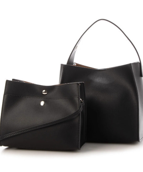 カシュカシュ cachecache / ヒネリハンドルインバッグセットトート（トートバッグ）｜cache cache（カシュ カシュ）