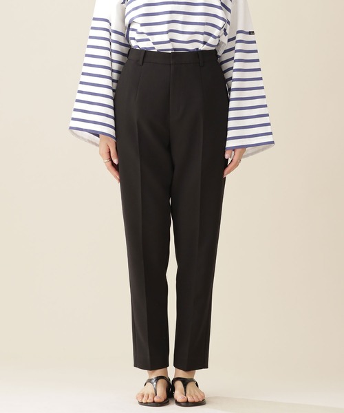 ストレッチダブルクロステーパードパンツ